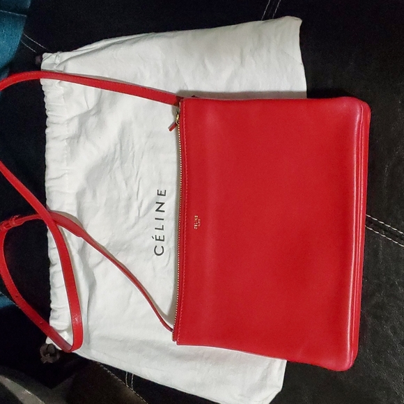 CELINE TRIO LAMB SKIN LEATHER - Picture 4 of 17